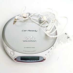 Sony D-EJ368CK CD Walkman Portable CD-R/RW Player Silver Tested / Working